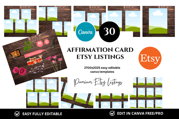 30 Premium Etsy Listings Mockup: Streamline Your Shop