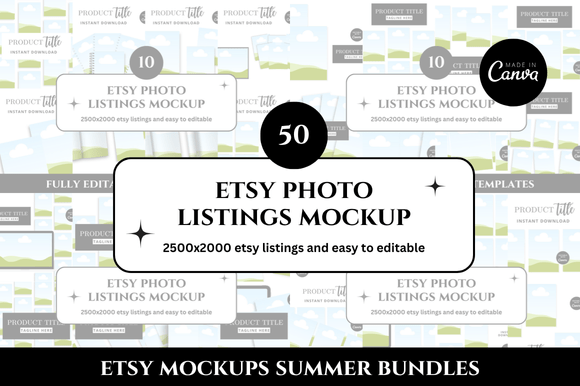 Elevate Your Etsy Shop with Professional Listing Mockups