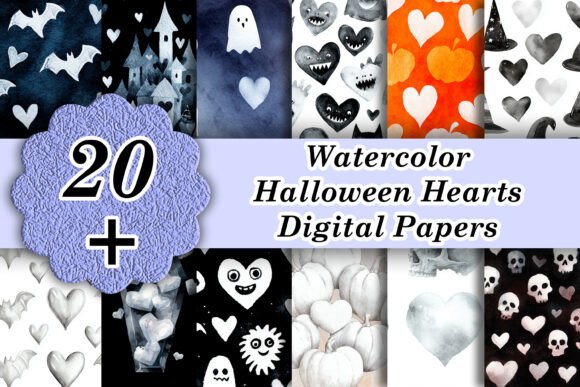Elevate Your Halloween Designs with Artistic Heart Motifs