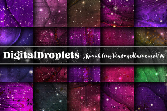 Sparkling Vintage Universe Vol. 15: A Designer's Textured Toolkit