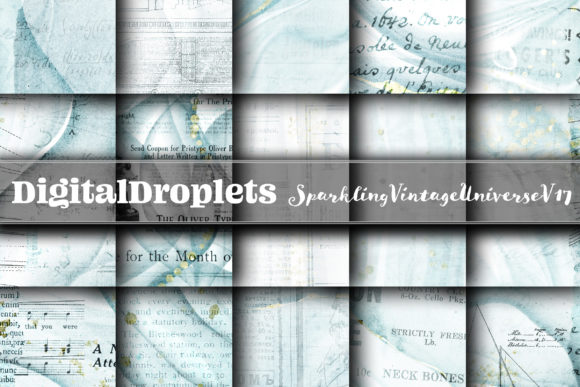 Sparkling Vintage Universe Vol. 17: Textured Design Assets
