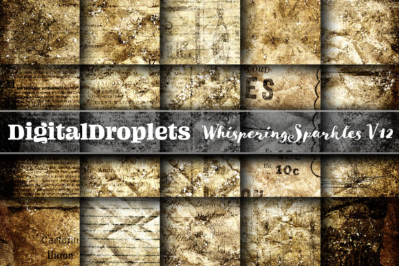 Whispering Sparkles Vol. 12: Vintage Textures for Modern Design
